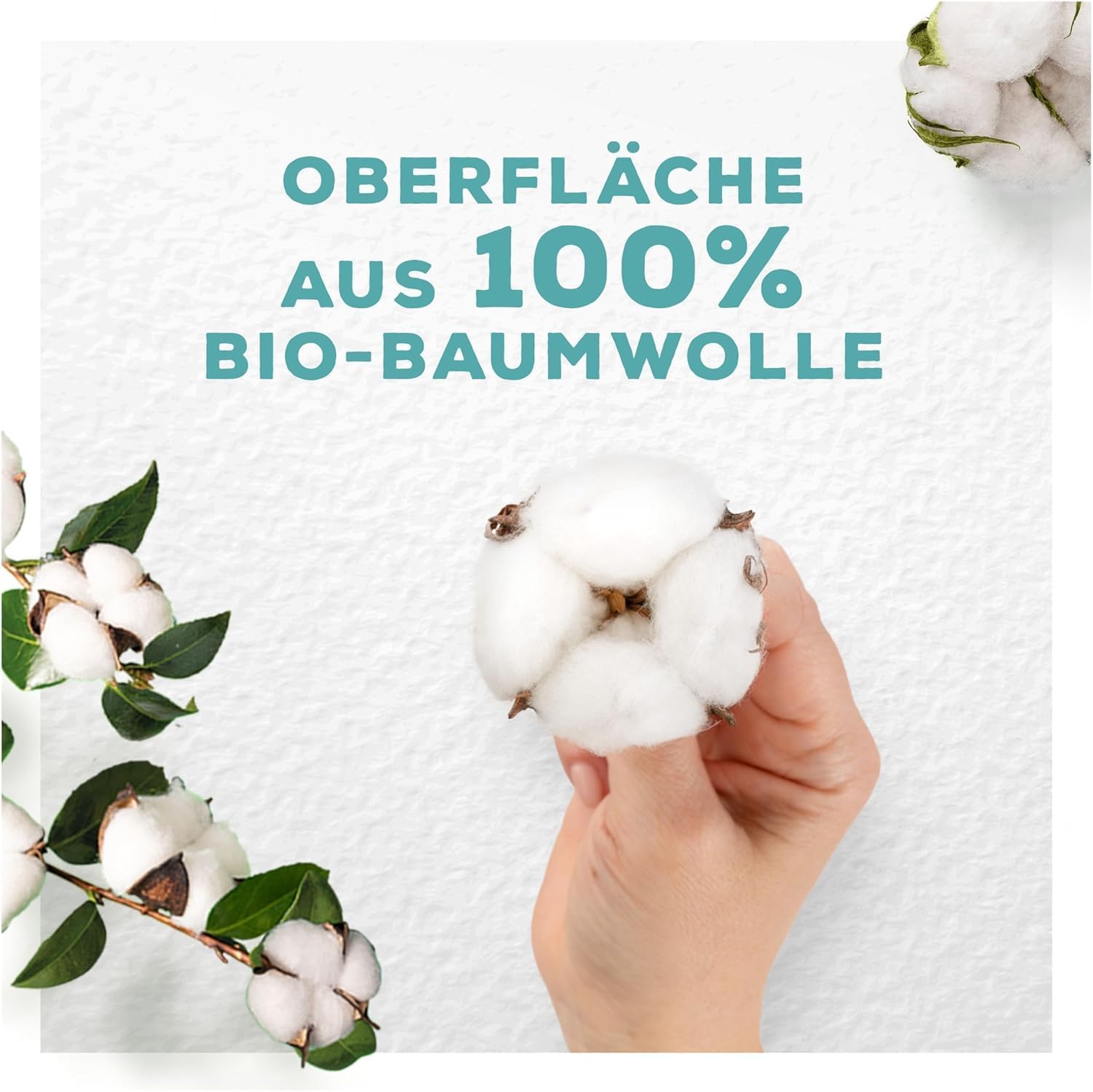 Always Ultra Damen-Damenbinden, Größe 2, Baumwollschutz, lange Damenbinden mit Flügeln (3 x 18 Stück), Monatspackung, ultradünn und super saugfähig – Bild 3