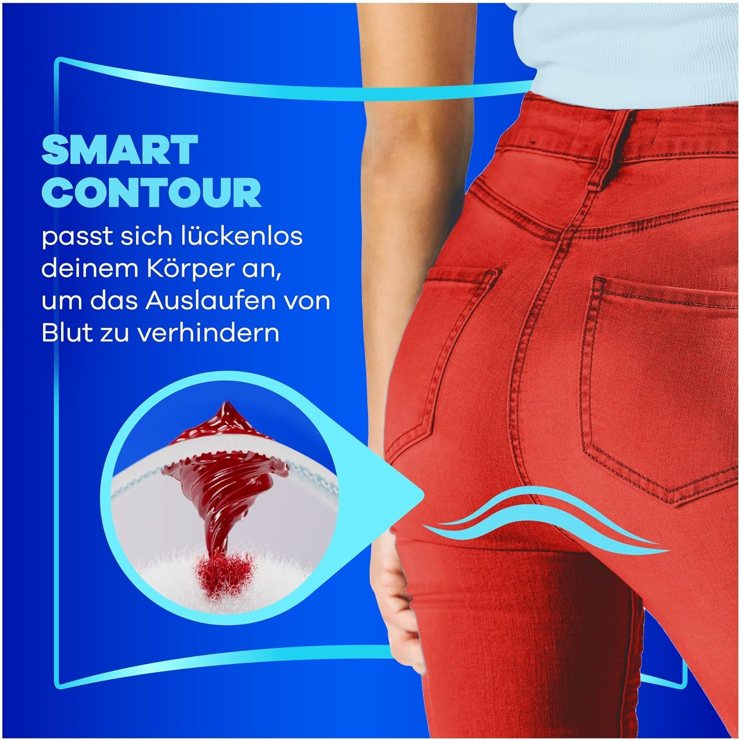 Always Ultra Damenbinden Strong Period (Größe 3) mit Flügeln, 26 Stück, sehr saugfähig, ultradünn, für die Periode – Bild 3