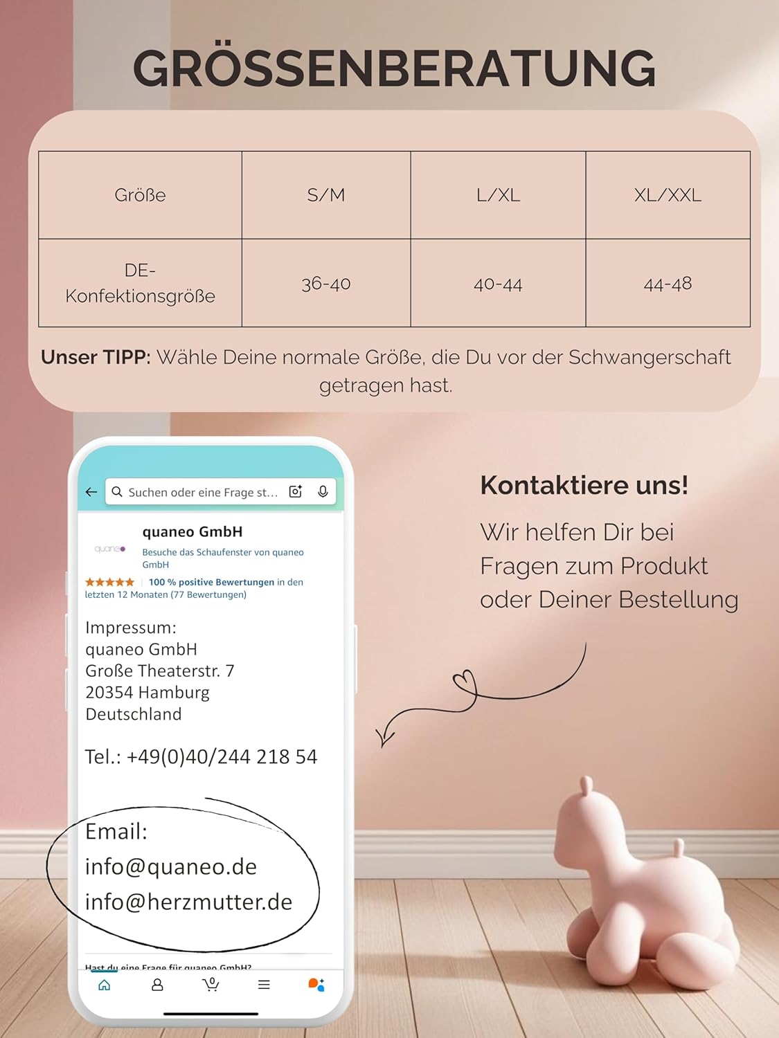 Herzmutter Postpartum-Unterwäsche – 7er-Set – OekoTex – Postpartum-Unterwäsche – Postpartum – Postpartaler Kaiserschnitt – Einweg-Unterhose Damen – Mama-Slip – 94 – Bild 4
