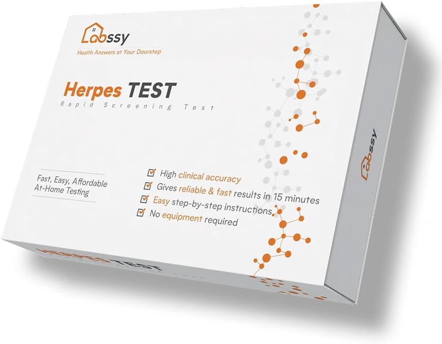 Herpes 1/2 Schnelltest für Zuhause...