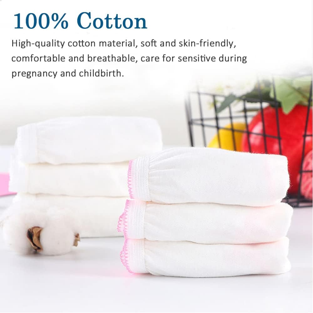 10 Stück Damen-Einweg-Baumwoll-Slips nach der Geburt, schwangere Höschen für Krankenhaus, Mutterschaft, Menstruation, Reisen, Hotel, Spa, Multipack – Bild 3