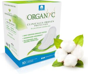 Organyc-Pads – mäßiger Durchflu...
