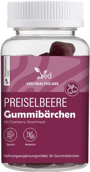 VED Cranberry-Gummibärchen, 60 veg...