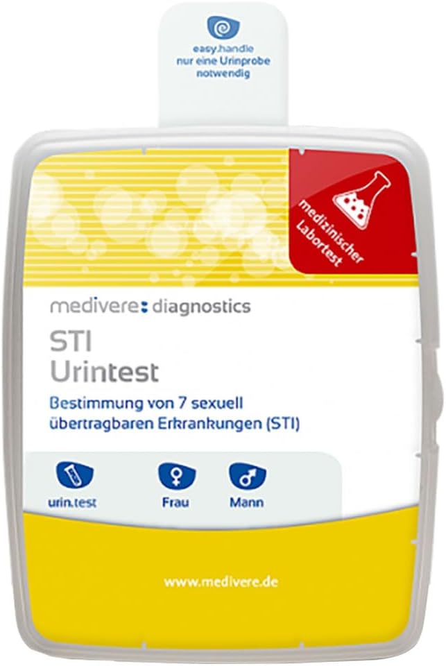 medivere Labordiagnostik STI-Urintest – Bestimmung von 7 bakteriellen Erregern sexuell übertragbarer Infektionen (STI) mittels PCR