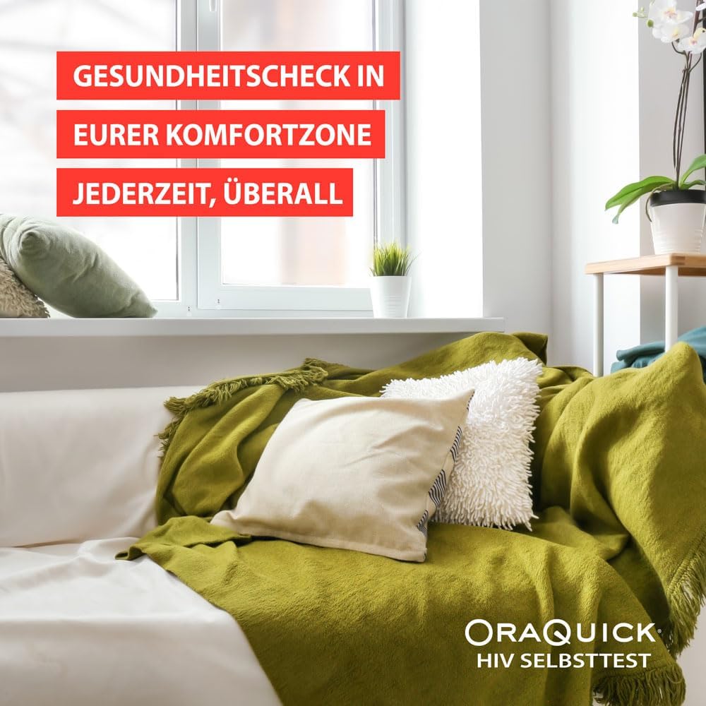 2 x OraQuick HIV-Selbsttest – schmerzfrei und sicher mit Speicheltest – HIV-Test für zu Hause – Doppelpack ideal für Paare – erkennt HIV-1- und HIV-2-Antikörper – Bild 4
