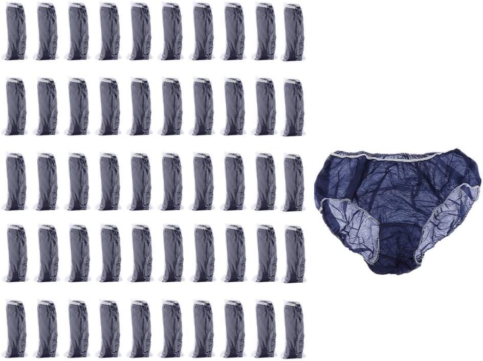 50 Stück Unisex-Einwegunterwäsche aus Vliesstoff für Reisen, Camping, Spa