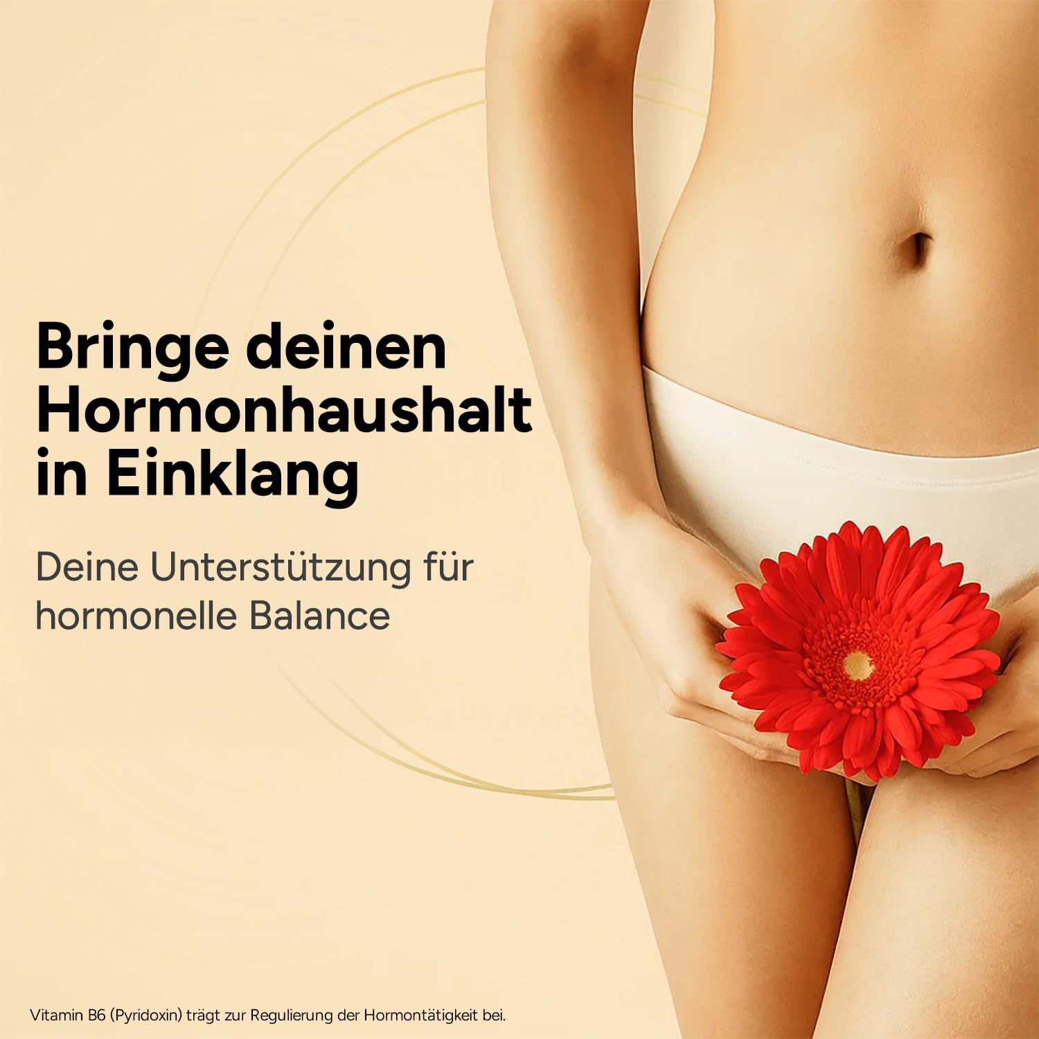 Hormone Balance Frauenkomplex mit Mönchspfeffer hochdosiert, Myo-Inositol & Yamswurzel für Zyklus, PMS, PCO, Wechseljahre Wechseljahre, 90 vegane Kapseln mit Agnus Castus – Bild 3