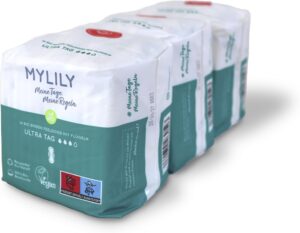 MYLILY Damenbinden Organic Tag (3 x...