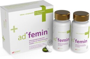 Viertelpackung mit Vitaminen und Mi...