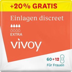 Vivoy Discreet Extra – 72 Einlage...