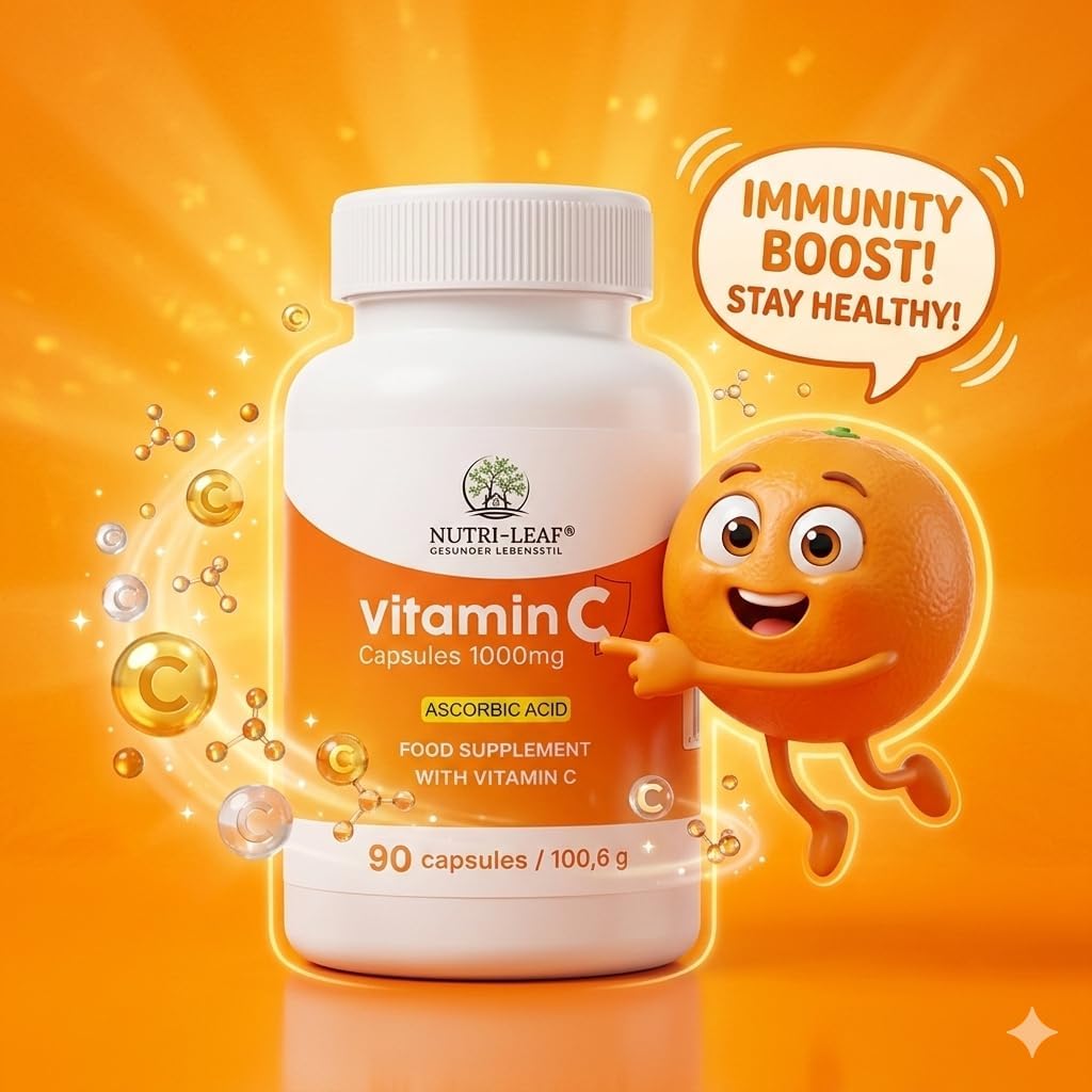 NUTRI-LEAF Vitamin C 1000 mg pro Kapsel – Bild 7