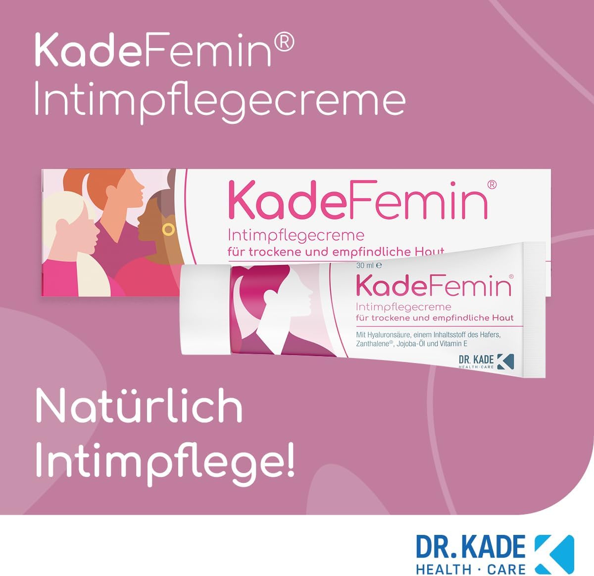 Intimpflegecreme: Die wohltuende Intimhygiene für Frauen mit feuchtigkeitsspendender Hyaluronsäure, 30 ml – Bild 2