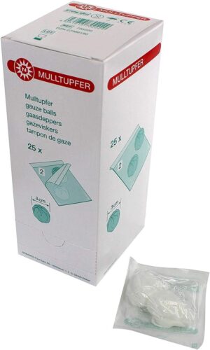 50 Steriele Mulltupfer Flesje 25 Se...