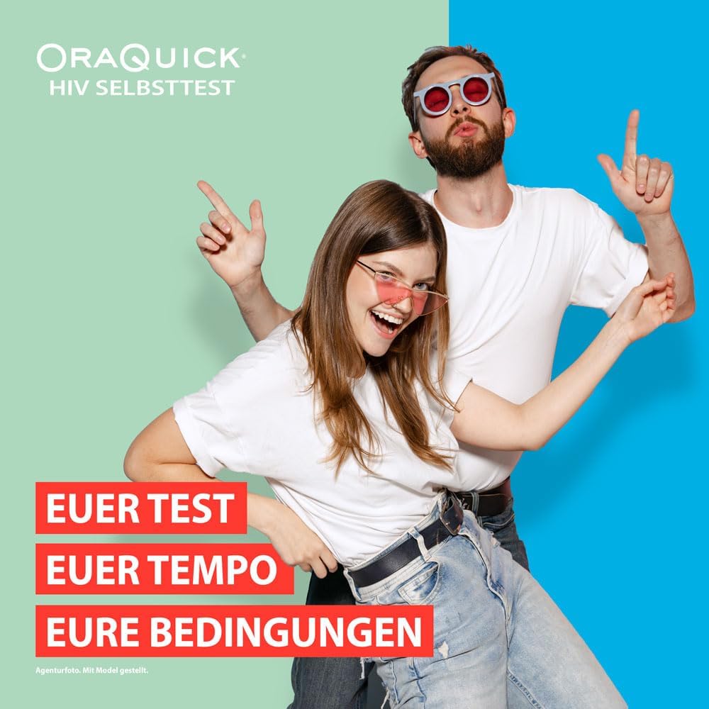 2 x OraQuick HIV-Selbsttest – schmerzfrei und sicher mit Speicheltest – HIV-Test für zu Hause – Doppelpack ideal für Paare – erkennt HIV-1- und HIV-2-Antikörper – Bild 2
