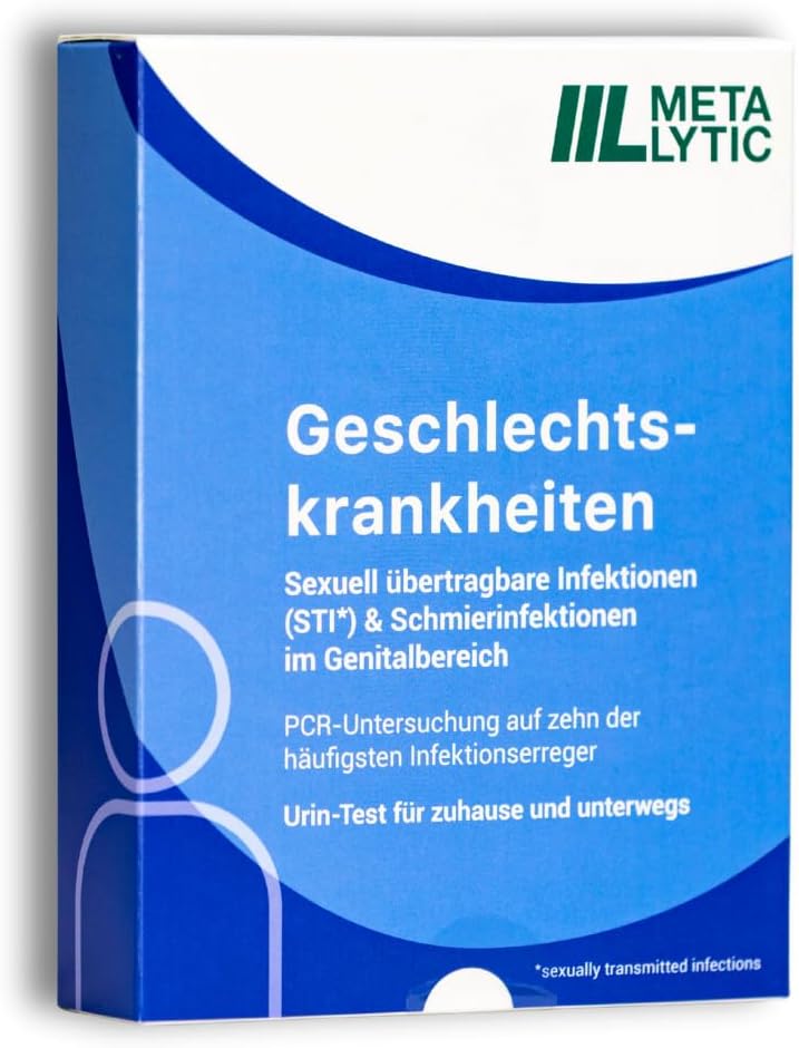 Express XXL STI-Test „10-in-1“ für sexuell übertragbare Krankheiten im Deutschen Qualitätslabor, Urintest