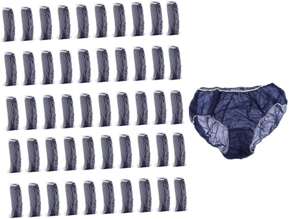 50 Stück Unisex-Einwegunterwäsche aus Vliesstoff für Reisen, Camping, Spa – Bild 2