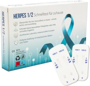 2 x Baleamed HSV Herpes 1/2 Selbst-...