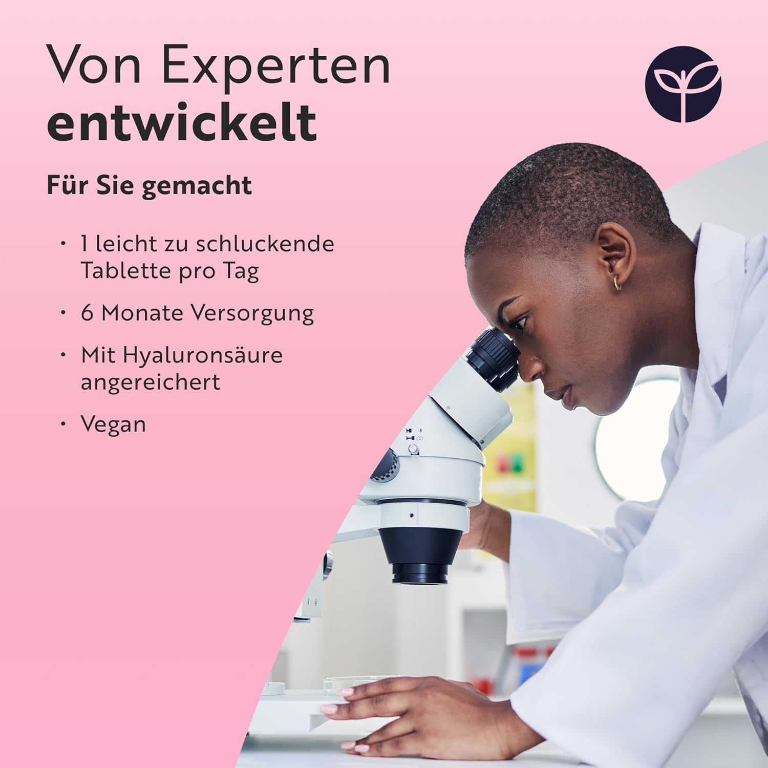 Multivitamine und Mineralien für Frauen – 24 essentielle aktive Vitamine und Mineralien mit zusätzlicher Hyaluronsäure – 180 vegane Tabletten – keine synthetischen Füll- oder Bindemittel – Nutravita – Bild 4