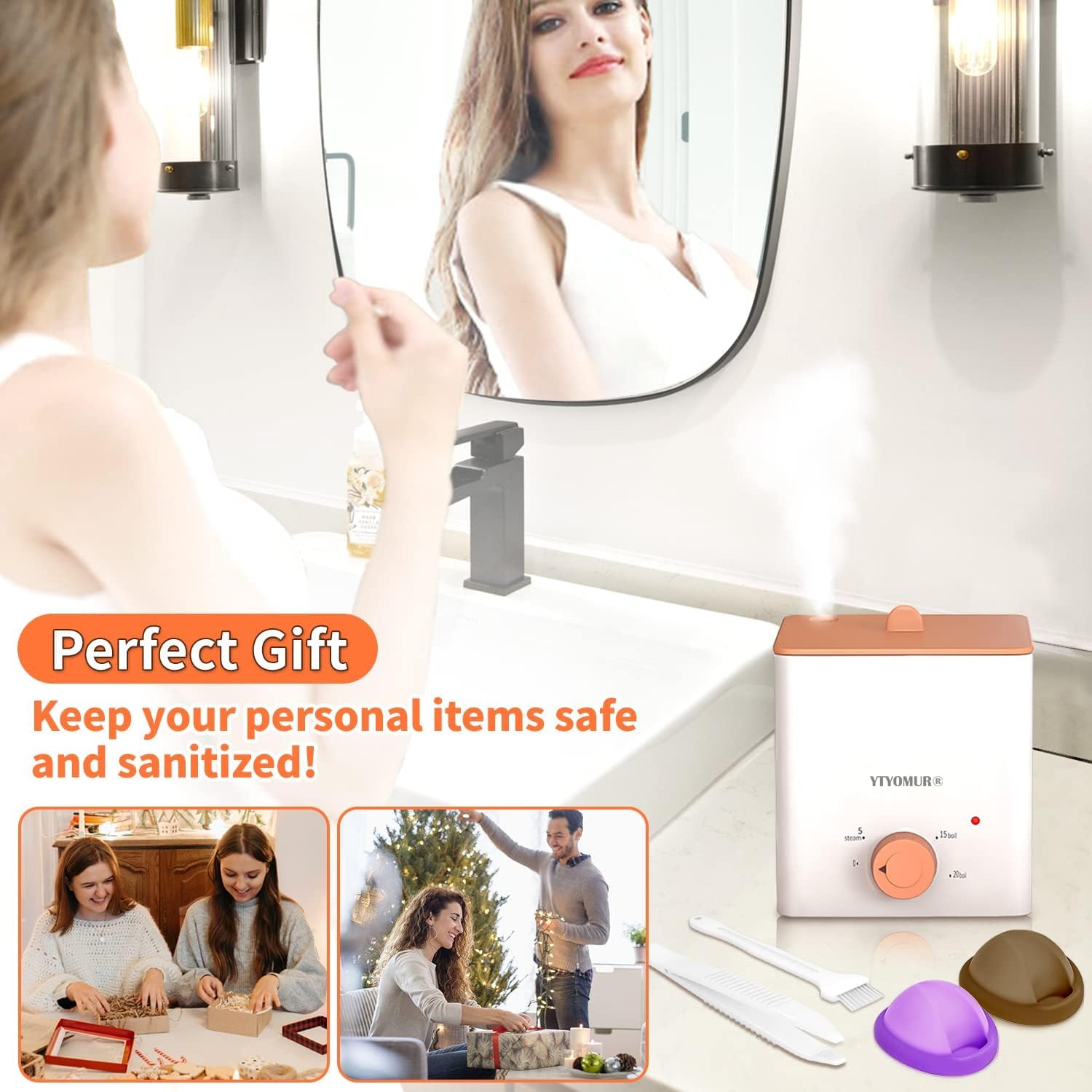 Menstruationsscheibe mit Sterilisator – Menstruationstassen-Sterilisator, Dampfgarer, wiederverwendbare Menstruationsscheibe, Menstruationstassen-Set (Sterilisator + Scheibe) – Bild 7