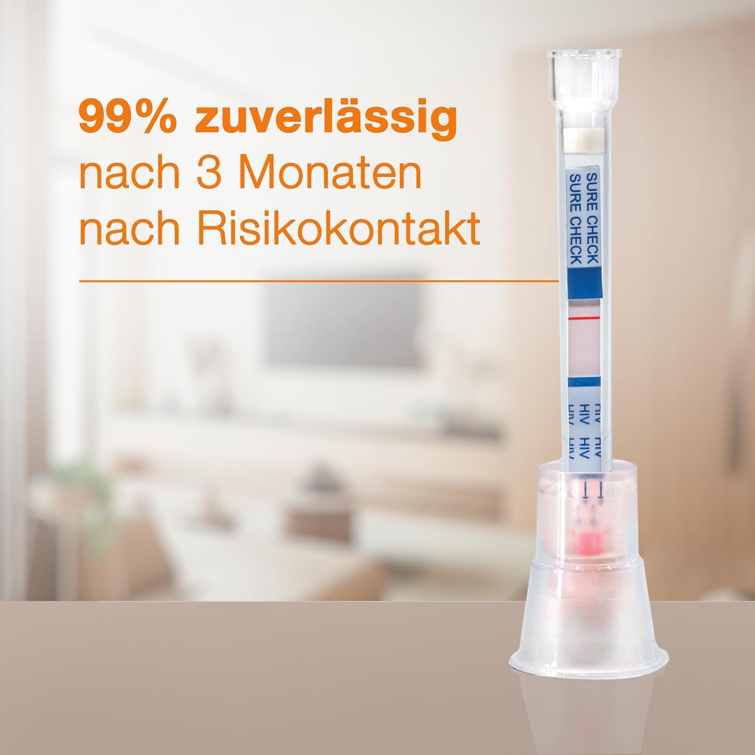 BIOSYNEX - Stat-View - HIV - AIDS Schnelltest - zuverlässiger und vertraulicher Selbsttest (1 Test) – Bild 2