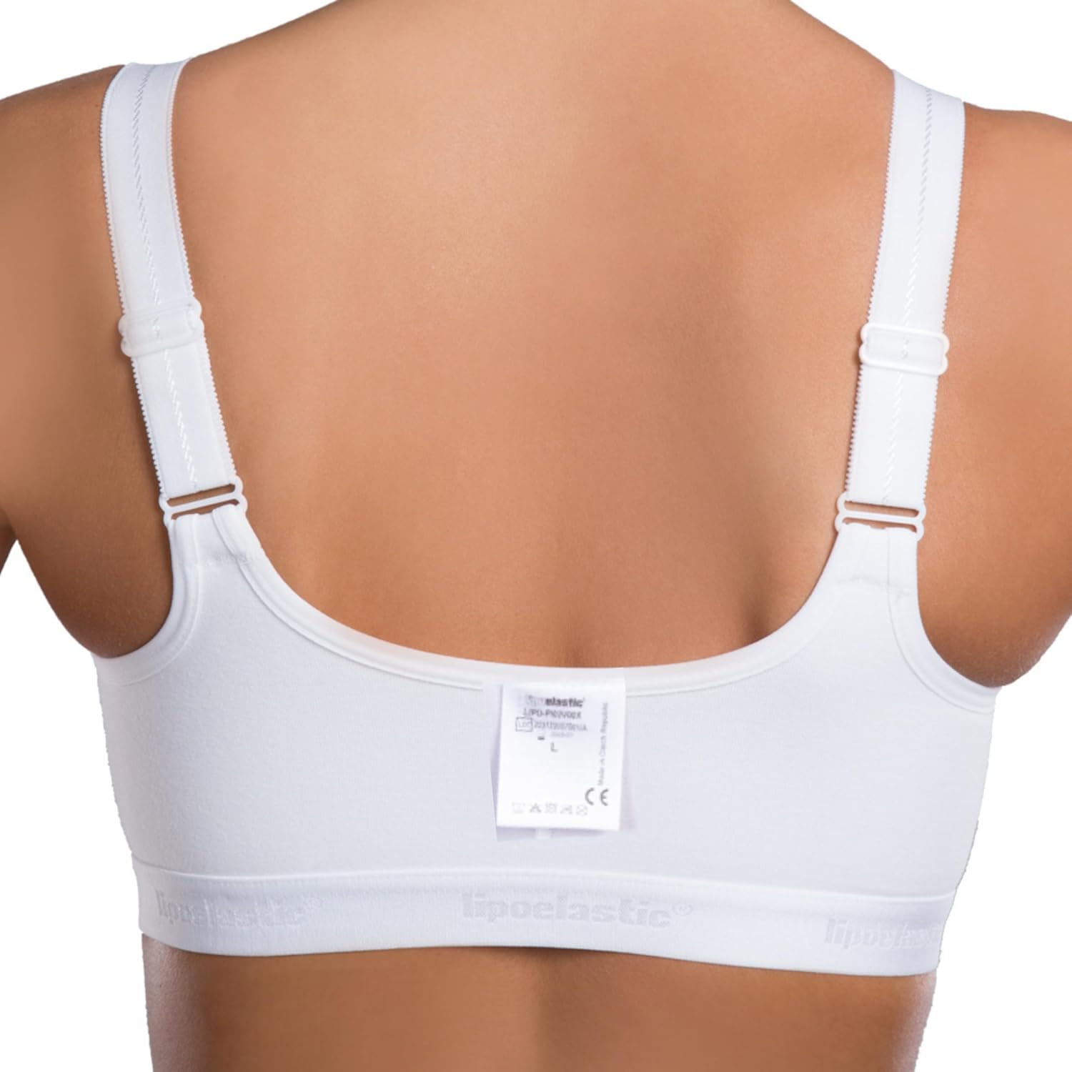 LIPOELASTIC PI Active Post-Operation-BH aus medizinischer Baumwolle – Vorderverschluss und nahtlose Körbchen – Bild 2