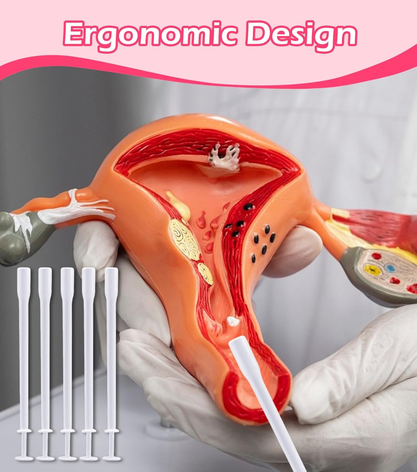TAKONE Applikator für Zäpfchen – 30 Stück Vaginal-Applikatorröhrchen, hygienisch wiederverwendbar, praktische Anwendungshilfe für Vaginalzäpfchen – Bild 5