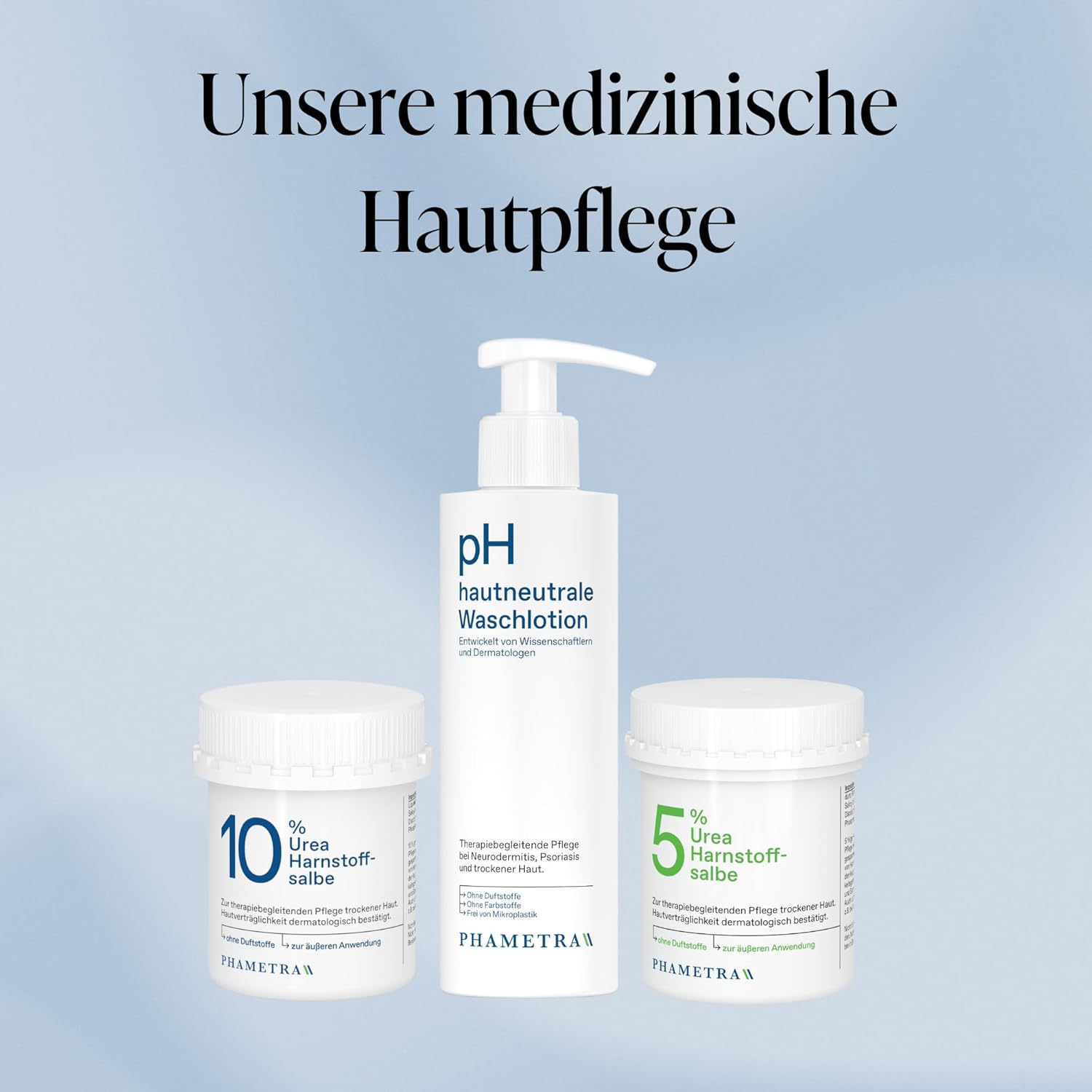 Phametra Urea Harnstoffsalbe 5 % | Medizinische Hautpflege | Feuchtigkeitscreme für trockene und empfindliche Haut | Körperpflege ohne Duftstoffe | 250 g – Bild 7