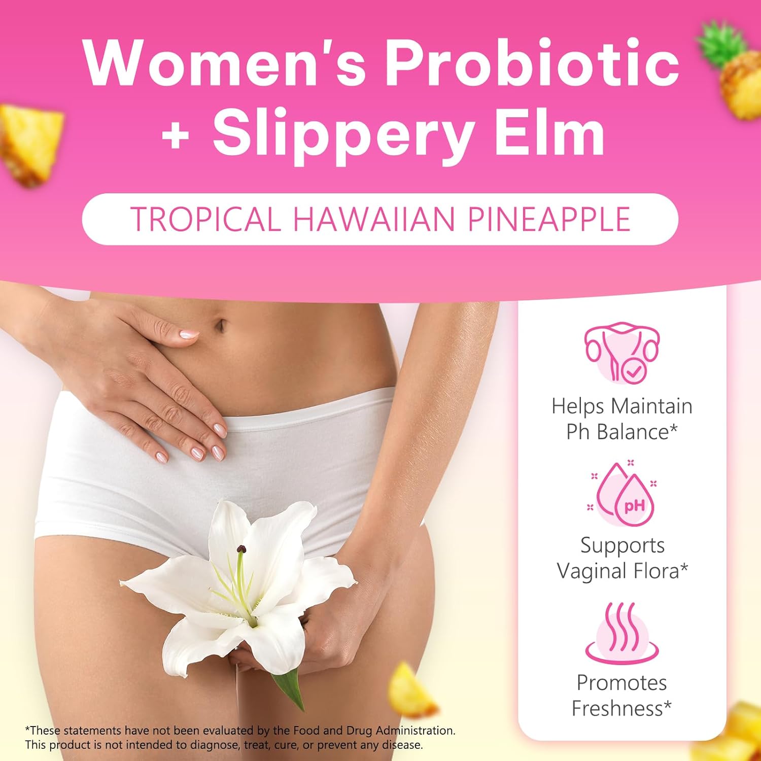 Vaginale Probiotika für Frauen, Nahrungsergänzungsmittel für die vaginale Gesundheit – pH-ausgewogen, gesunder Geruch, Vaginalflora, probiotische vaginale Vitaminergänzung für Frauen (1) – Bild 8