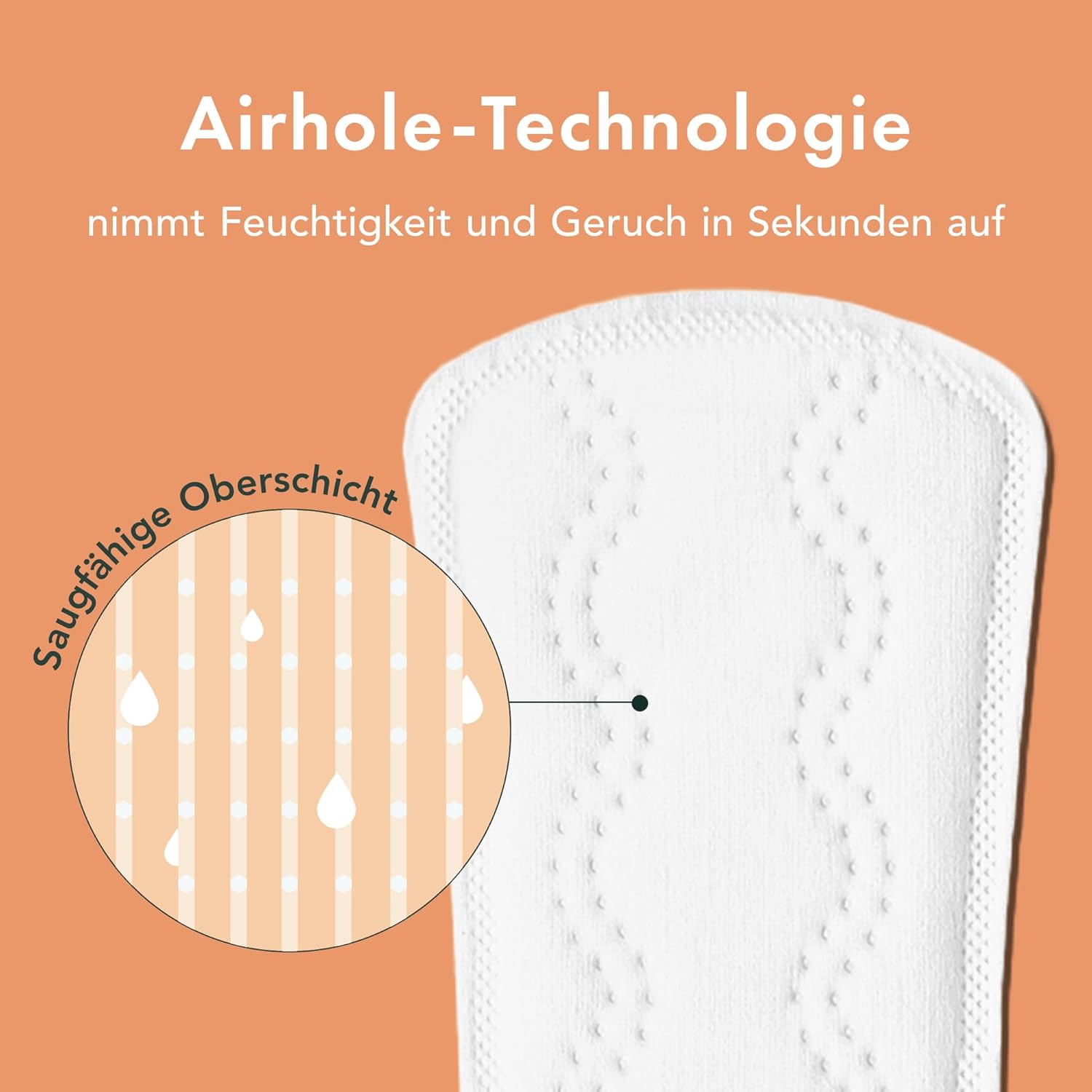 Rael Slipeinlagen Damen-Bezug aus Bio-Baumwolle – leichte Saugfähigkeit, parfümfrei, chlorfrei, vegan (extra lang, 60 Stück) – Bild 3