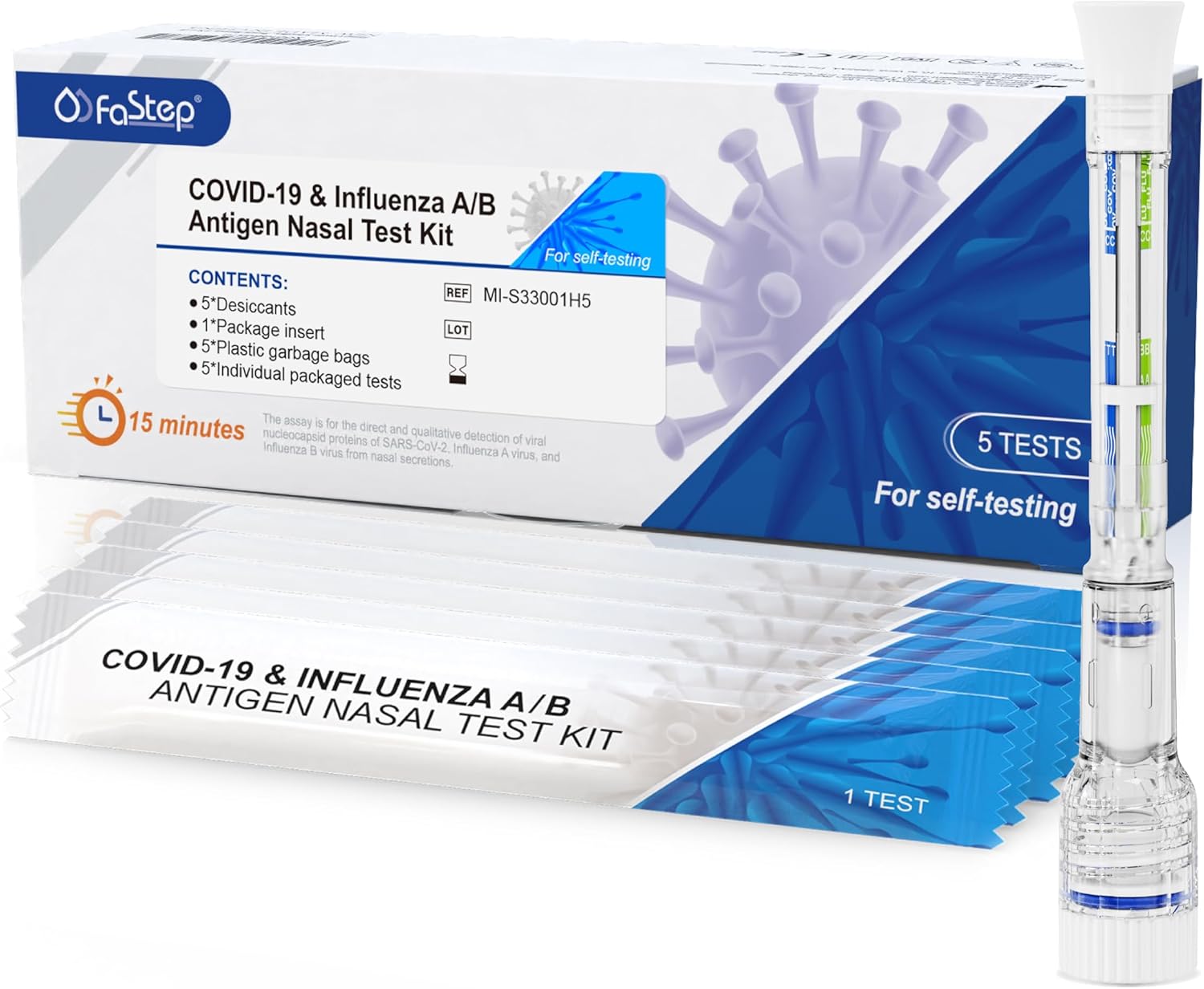 Corona-Schnelltest und Grippetest f...