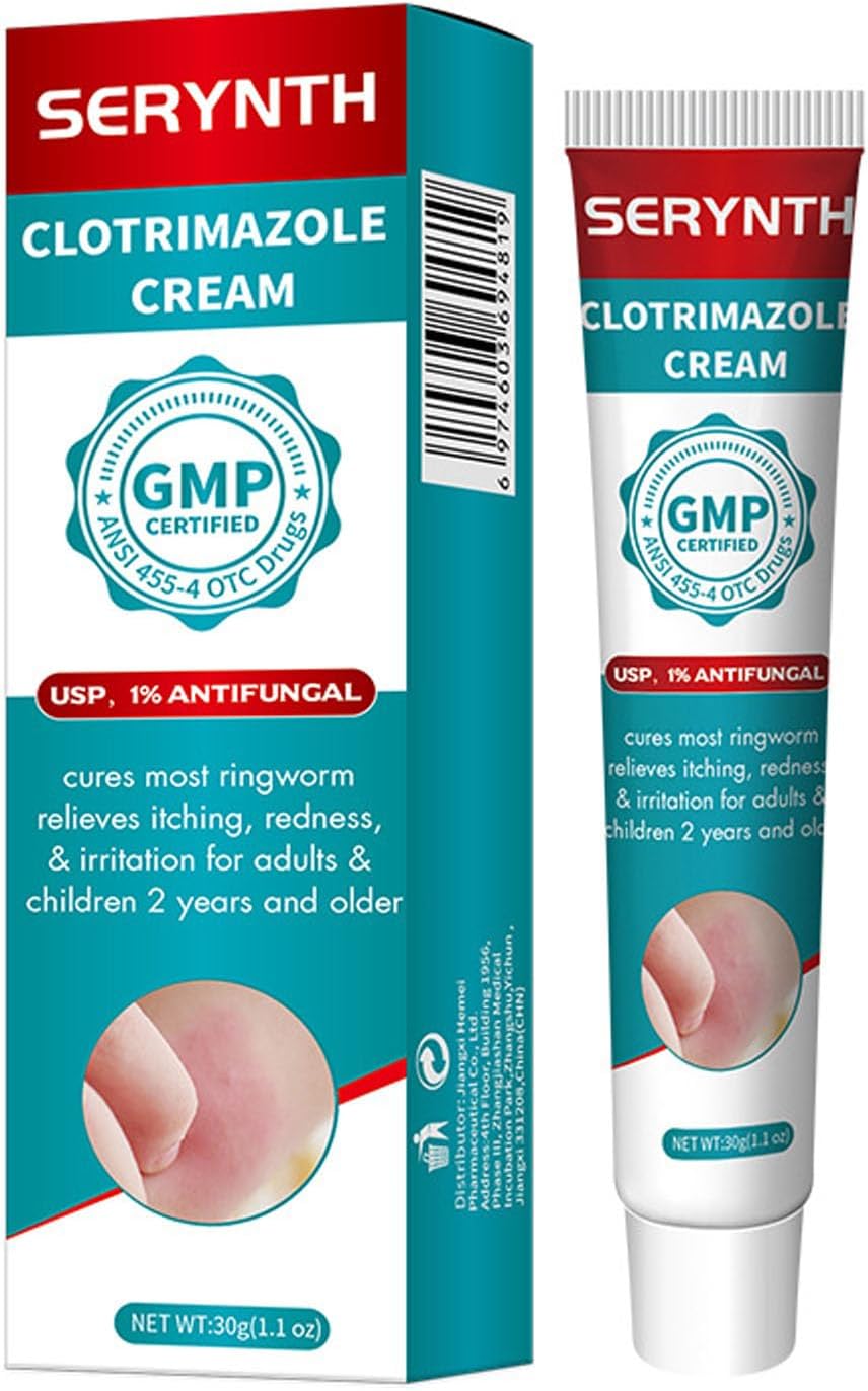 Antimykotische Creme, 30 g, Jock Juckreiz, Ekzem, wirksame Behandlung von Fußpilz, lindert Juckreiz, Creme zur Linderung von Juckreiz auf der Haut von Erwachsenen