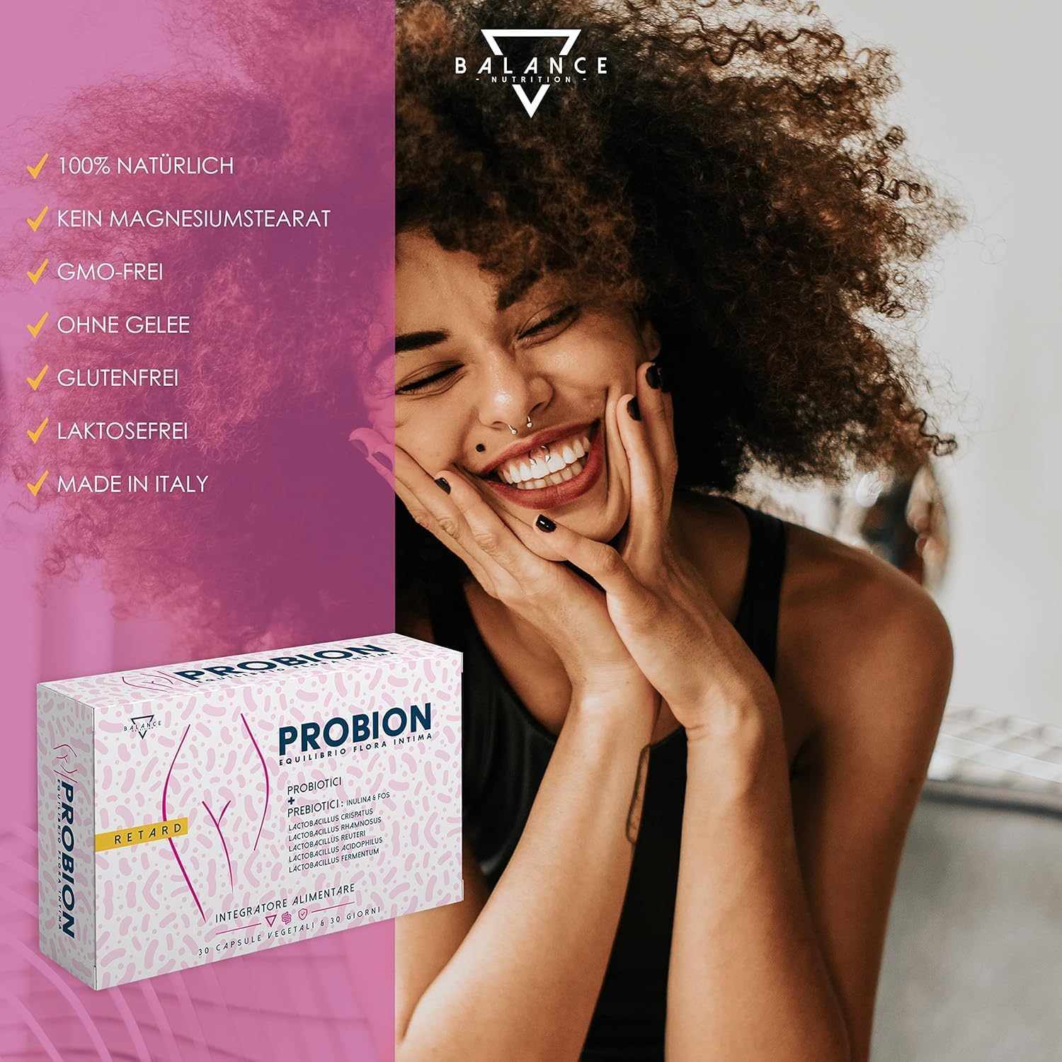 Probion® - Kulturkomplex für die Intimflora der Frau | Vaginale Probiotika | Probiotika für Frauen | Nahrungsergänzungsmittel Präbiotika | Wohlergehen der bakteriellen Vaginalflora | 30 Kapseln – Bild 5