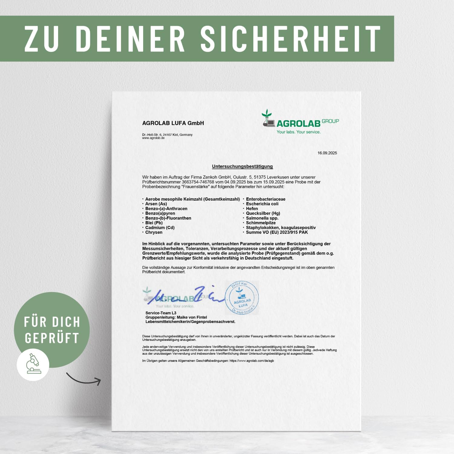 NATURTREU® Frauenstärke Myo-Inosit & Mönchspfeffer, hochdosiert – 90 Vitaminkapseln für Frauen mit L-Carnitin, Folsäure, B12 & Eisen – Vitex Agnus-Castus – Bild 4