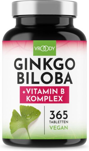 Vroody Veganer Ginkgo-Biloba-Extrak...