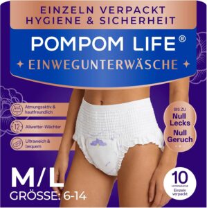 Einweg-Inkontinenzunterwäsche für...