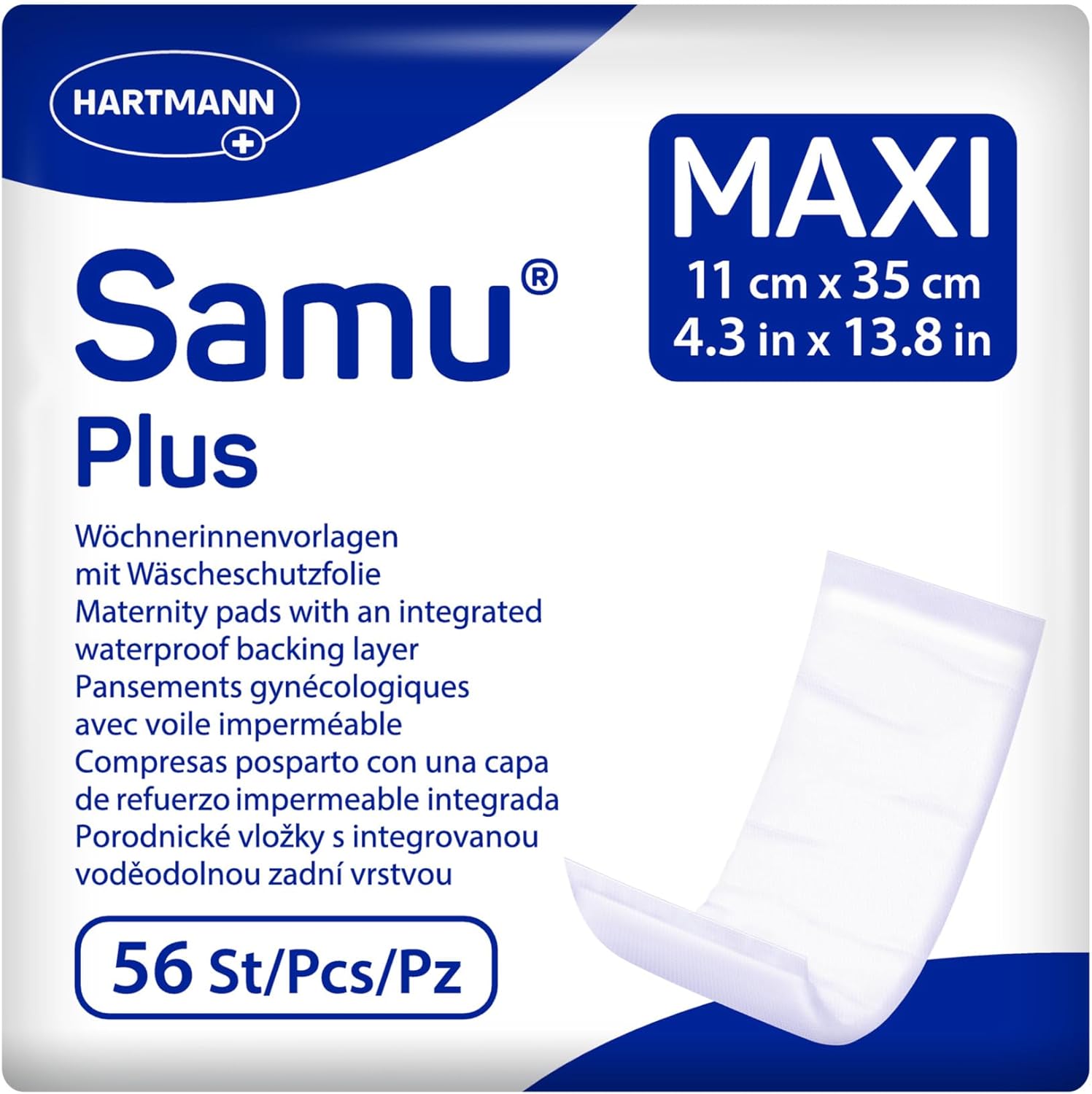 Samu Maxi Plus Pupilleneinlagen Wochenbetteinlagen 1 x 56 Stück