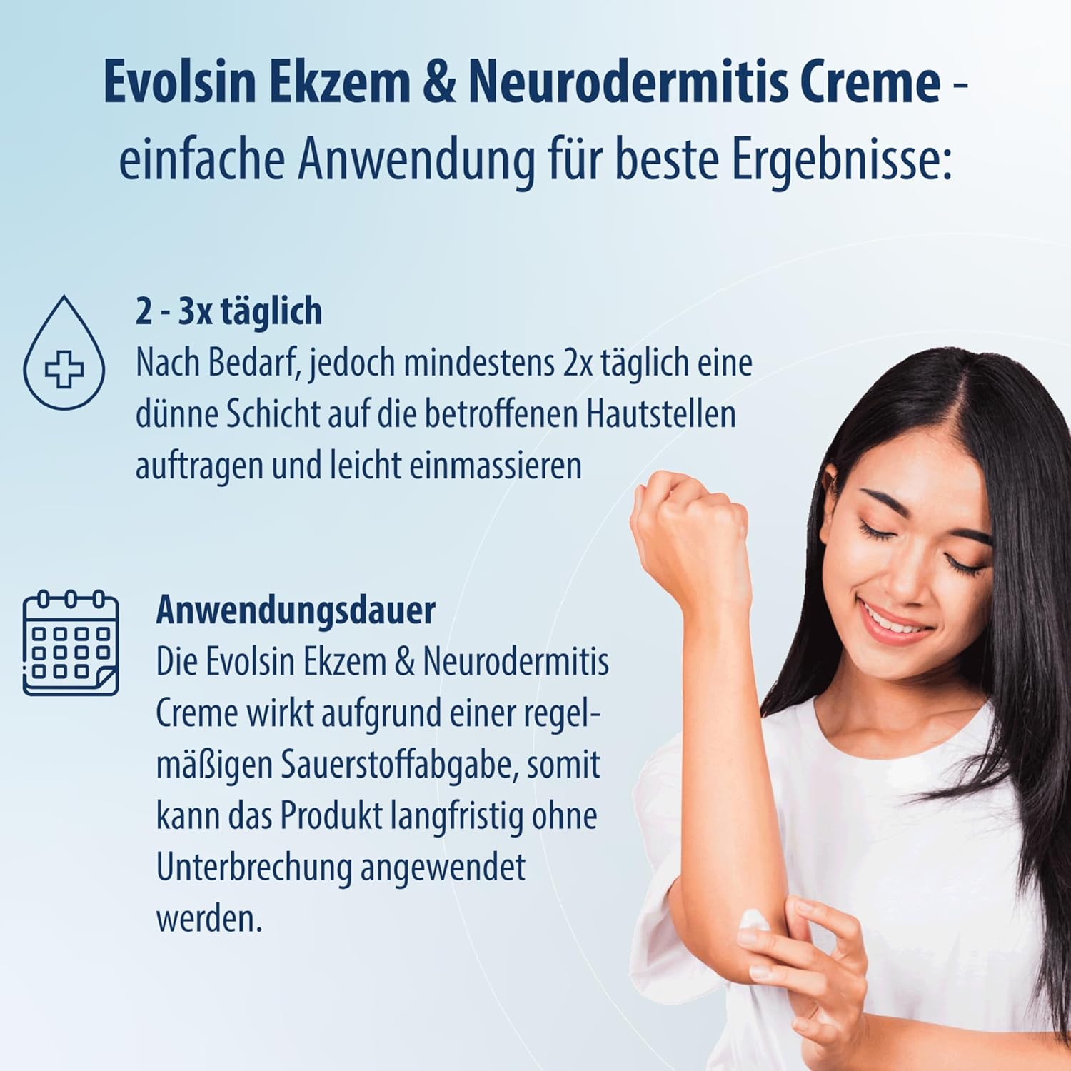 - Evolsin Creme/Salbe gegen Ekzeme und Neurodermitis lindert Juckreiz und beruhigt die Haut. Hilft bei gereizter, trockener, juckender und gereizter Haut – Bild 4