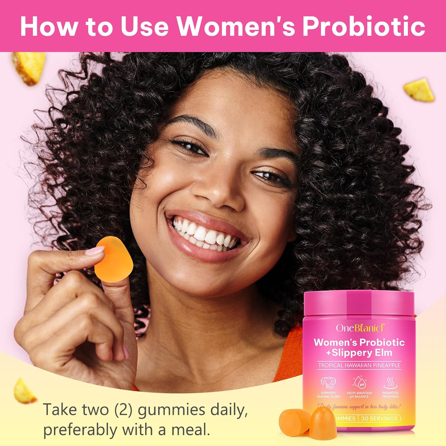 Vaginale Probiotika für Frauen, Nahrungsergänzungsmittel für die vaginale Gesundheit – pH-ausgewogen, gesunder Geruch, Vaginalflora, probiotische vaginale Vitaminergänzung für Frauen (1) – Bild 3