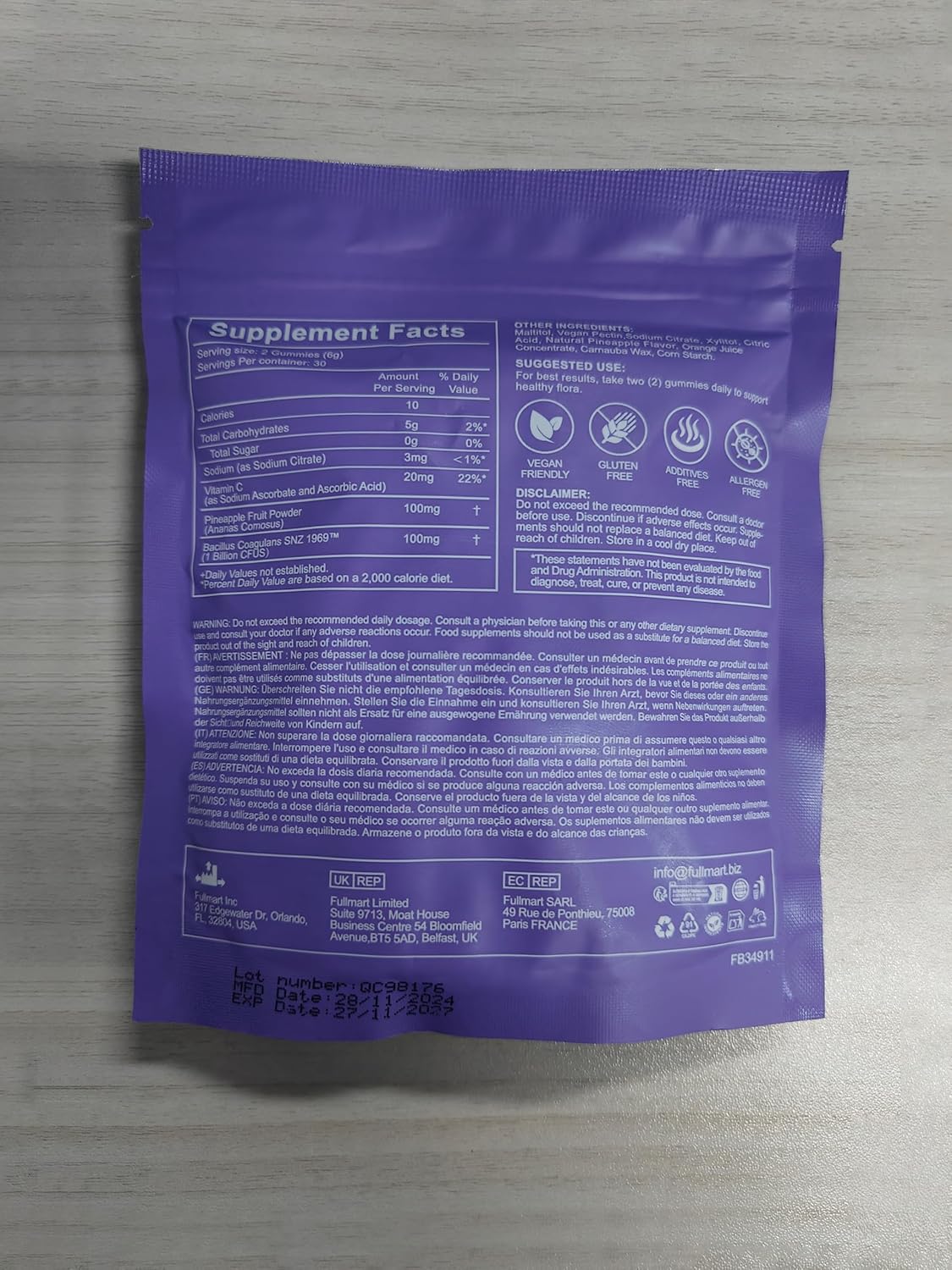 Premium Feminine Balance Gummies, 60 Stück, Femipure Gummies, vegan und glutenfrei, PH-Balance für Frauen, Nahrungsergänzungsmittel für die Vaginalgesundheit von Frauen, Unterstützung des Immunsystems – Bild 3
