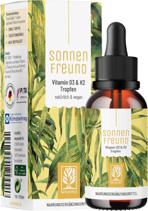 Naturtreu® Vitamin D3 K2 Tropfen, ...