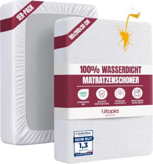 Utopia Bedding Matratzenschoner 90 ...