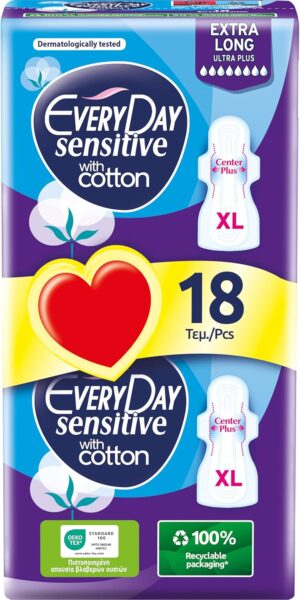 EveryDay Sensitive Cotton XL Pads m...