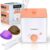 Menstruationsscheibe mit Sterilisator – Menstruationstassen-Sterilisator, Dampfgarer, wiederverwendbare Menstruationsscheibe, Menstruationstassen-Set (Sterilisator + Scheibe)