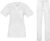 B-well Cesare Unisex Scrub Set Set aus ärmelloser Jacke und ärmelloser Hose, Arztuniform, ärmelloses Jackenoberteil mit Hose, medizinische Arbeitskleidung