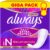 30% Sparen beim Kauf von 3X – Always Daily Extra Protect Slipeinlagen Damen, Normal (64 Bindungen), Giga Pack, schliesst Gerüche und Flüssigkeit sofort ein, für maximalen Schutz am Tag