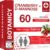 Cranberry + D-Mannnose, Tabletten mit Vitamin C und D, Kürbiskern- und Löwenzahnwurzelextrakt (60 Tabletten, Monatspackung)