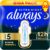 Always Ultra Damenbinden Strong Period (Größe 5) mit Flügeln, 20 Stück, sehr saugfähig und ultradünn, für die Periode