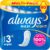 Always Maxi Profresh Nachtbinden (Größe 4) ohne Flügel, 80 Binden (8 x 10 Stück), für stärkere Tage, Damenbinden, bis zu 100 % Schutz und Komfortkissen