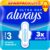 Always Ultra Damenbinden Long Plus (Größe 3) mit Flügeln, 84 Stück, super saugfähig und ultradünn, für die Periode