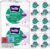 bella Perfecta Ultra Damenbinden extra lang mit Flügeln, 112 Stück | Parfümfrei, atmungsaktiv, ultradünn und latexfrei | Maxi Green Silky Drai im 7er Pack (7 x 16 Stück) | Monatliche Hygiene